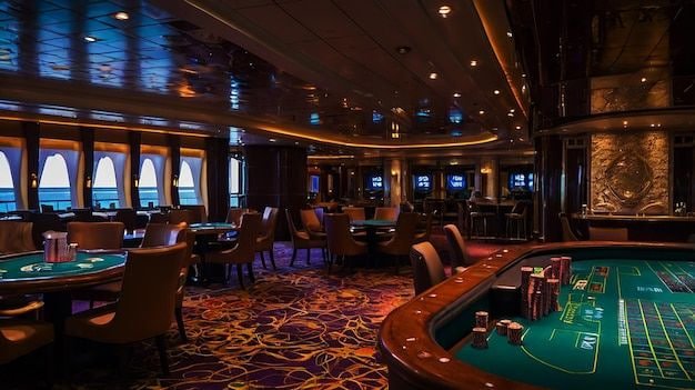 Meja blackjack eksklusif VIP Club di studio monte 77